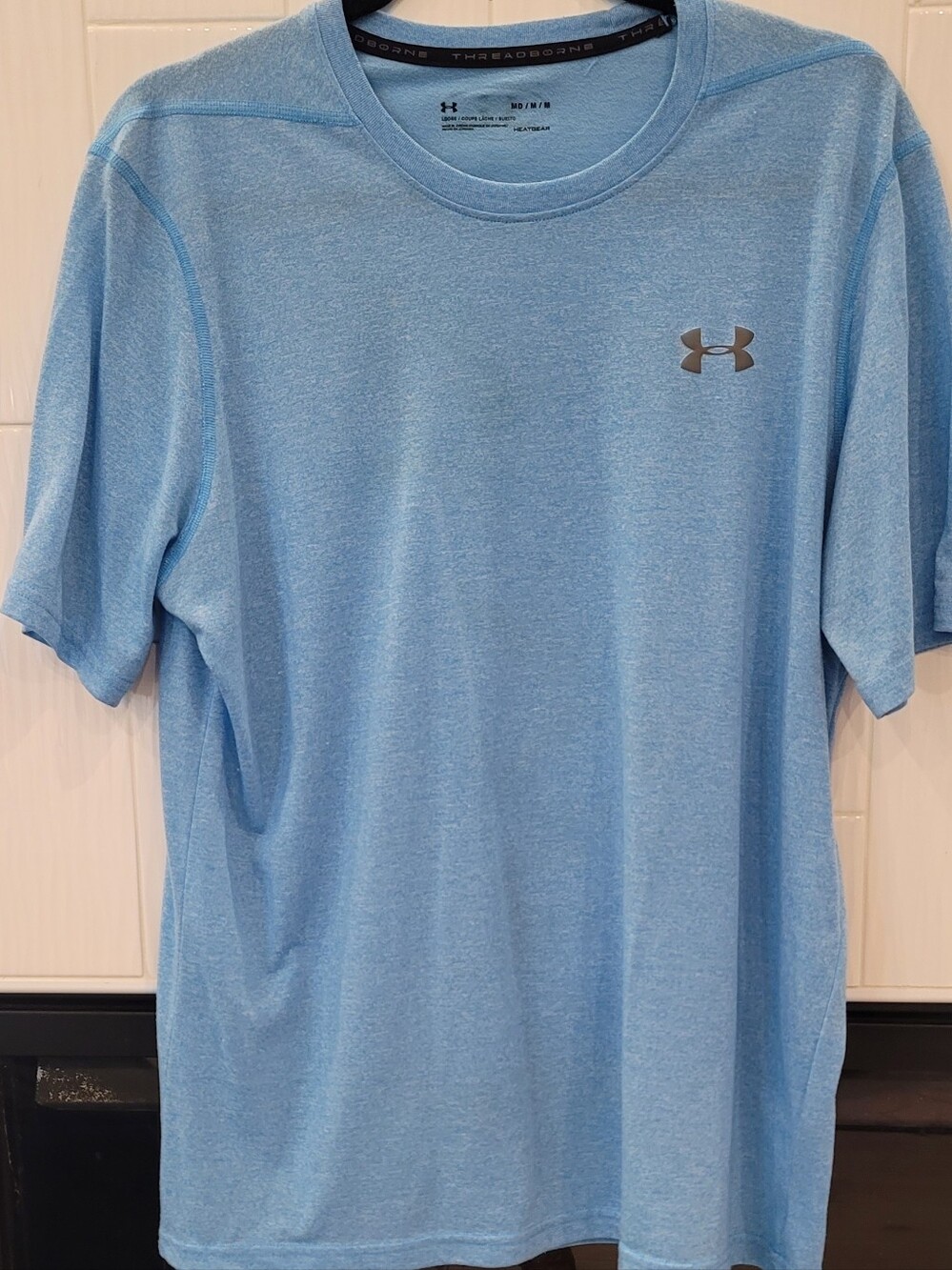 Mens Under Armour Threadborne Athletic Shirt Size M